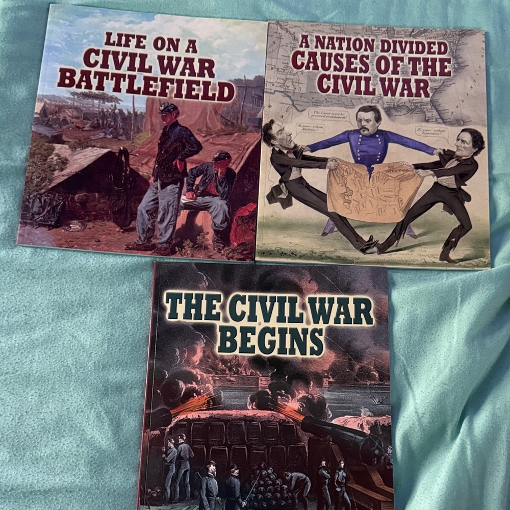 Civil War History Book Set
